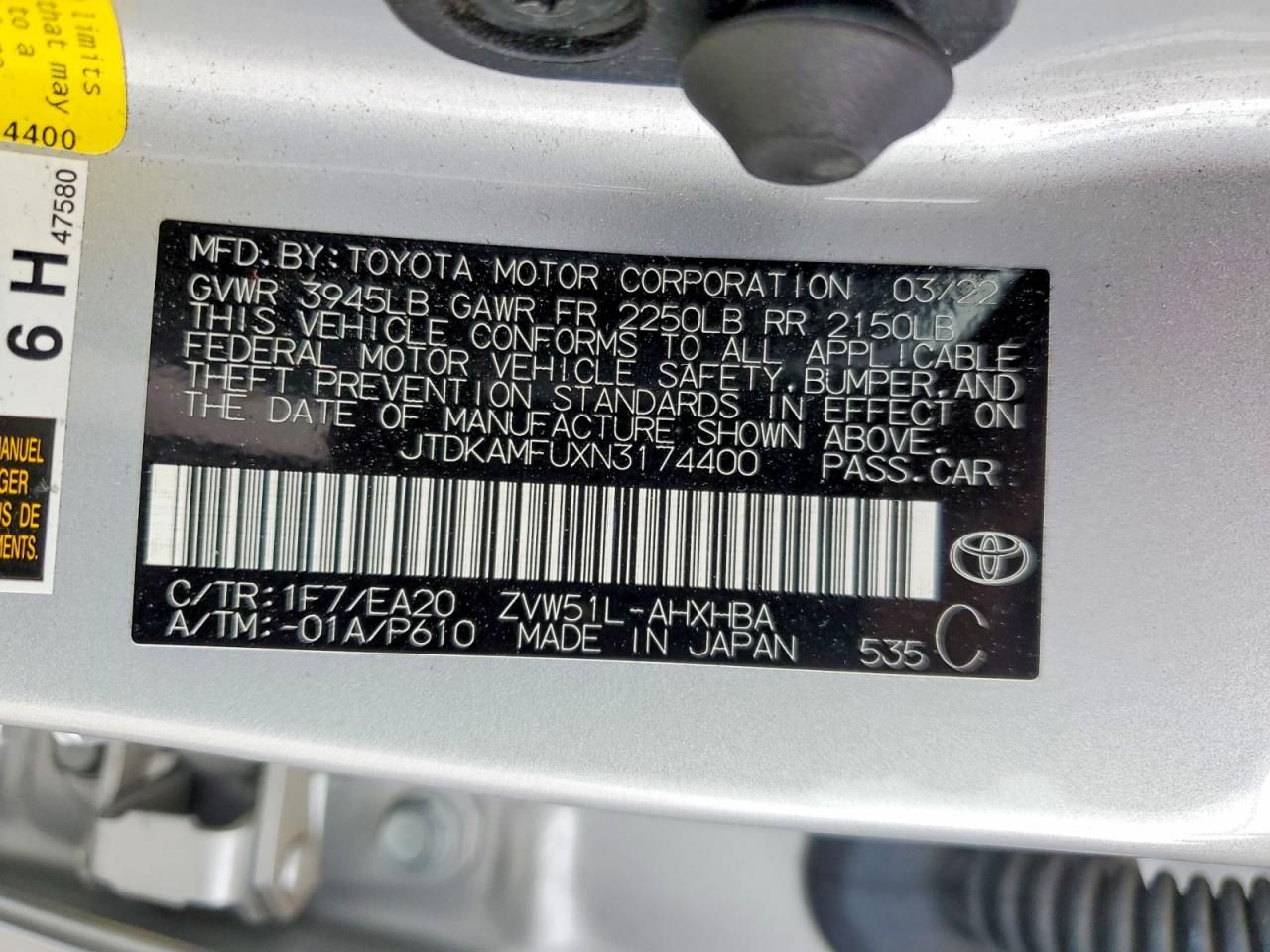 2022 Toyota Prius Night Shade