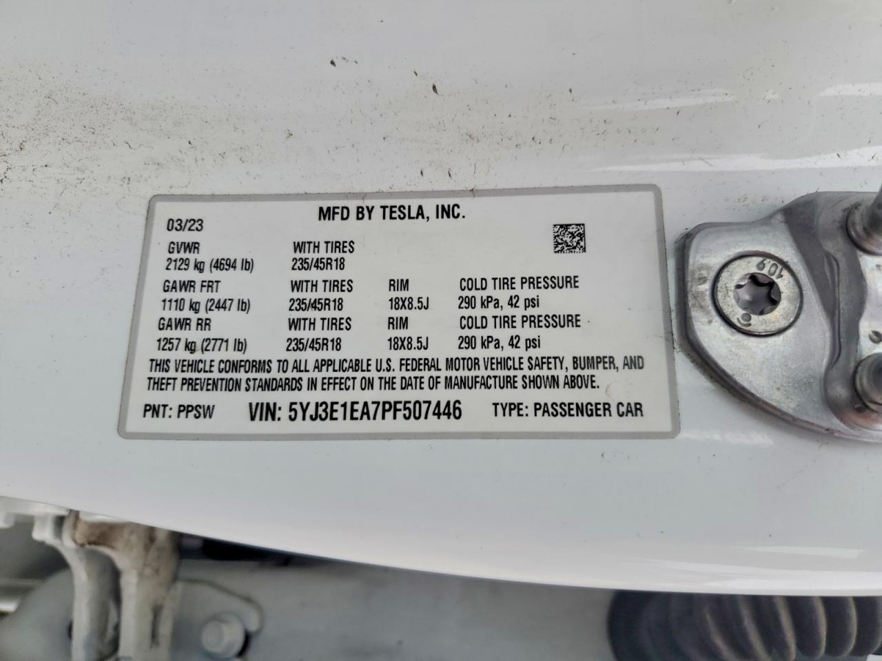 2023 Tesla Model 3