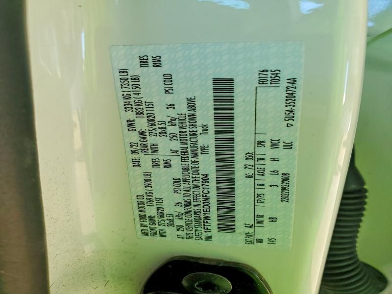 2022 Ford F150 Supercrew