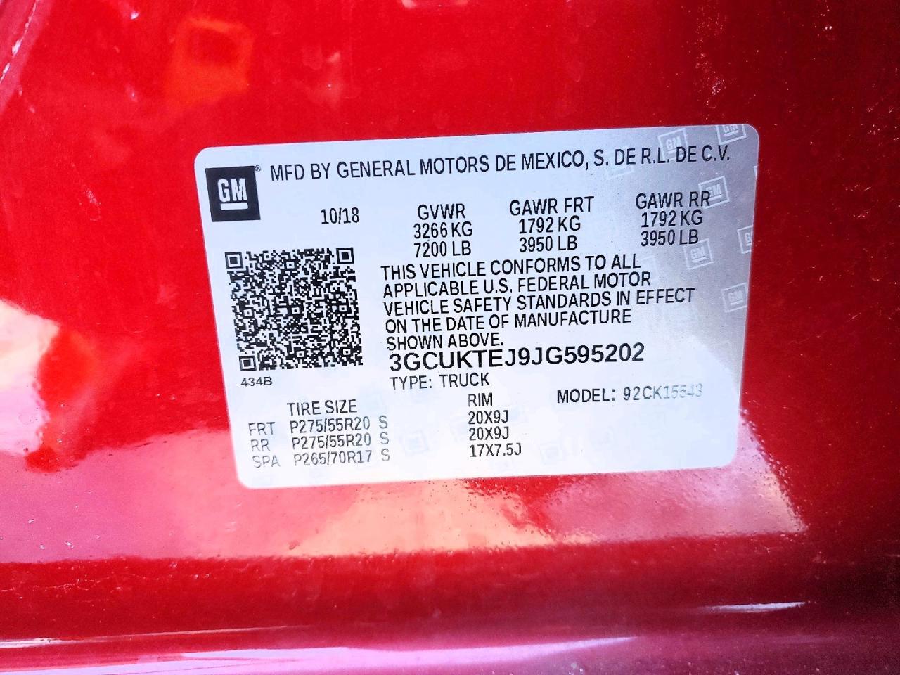 2018 Chevrolet Silverado K1500 High Country