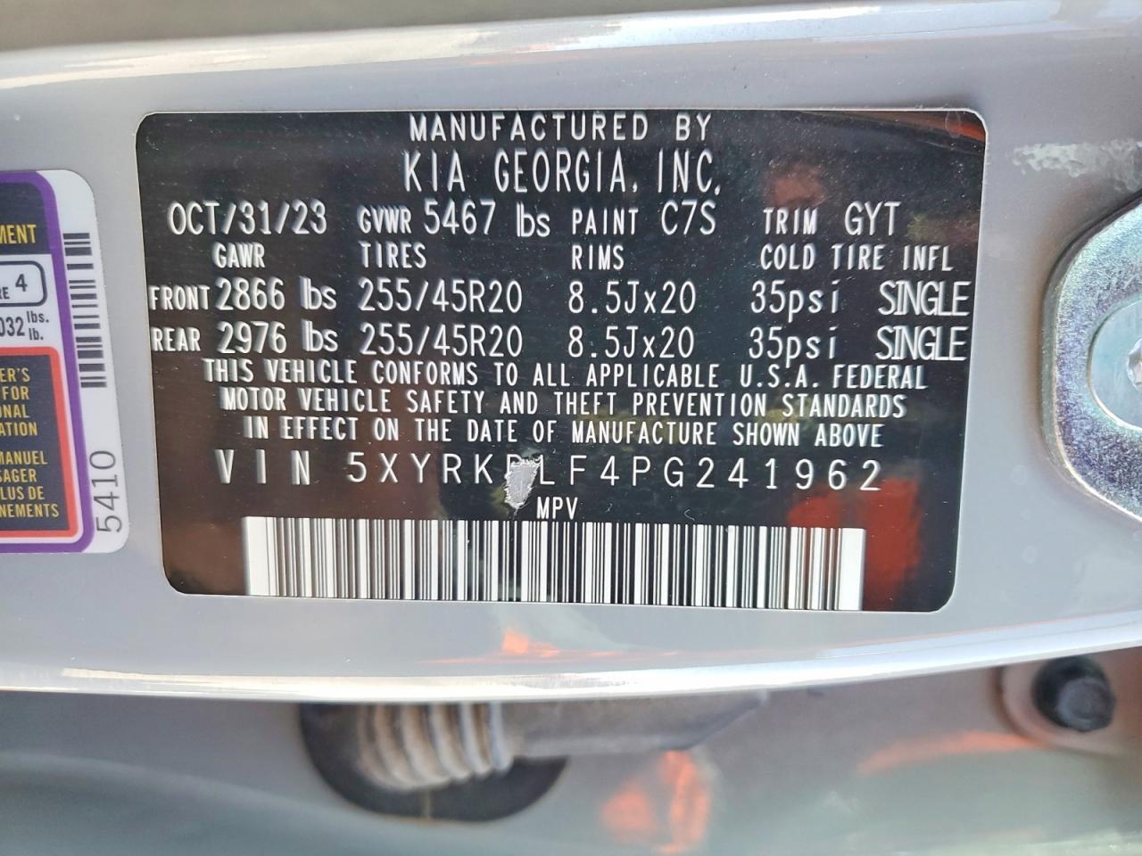 2023 KIA Sorento sx