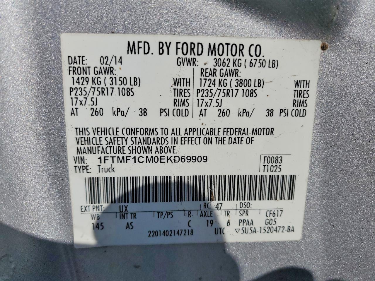 2014 Ford F150