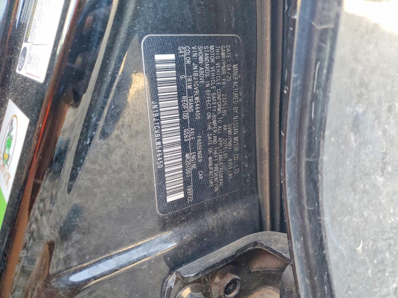 2020 Nissan Rogue Sport s