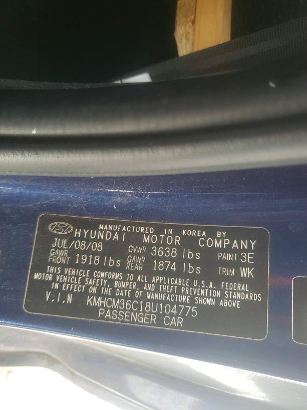 2008 Hyundai Accent gs