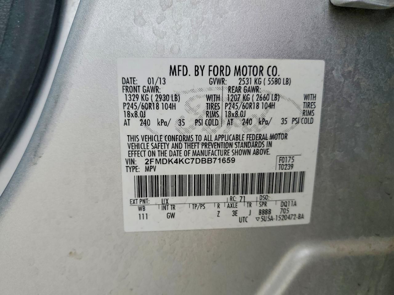 2013 Ford Edge Limited