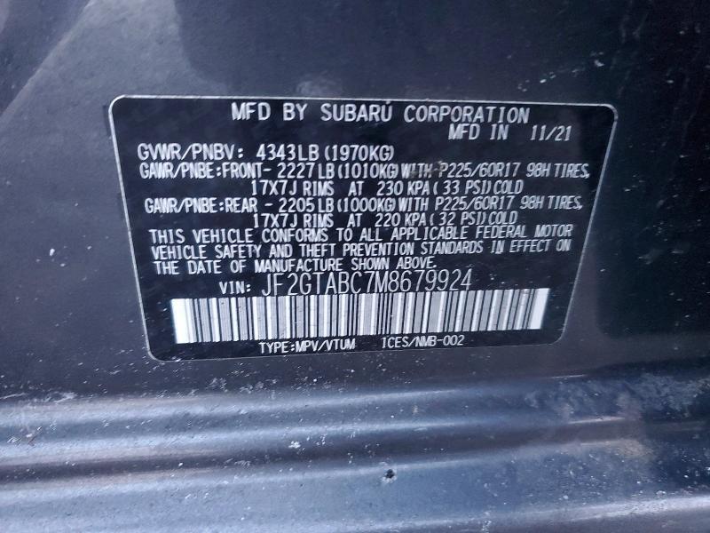 2021 Subaru Crosstrek