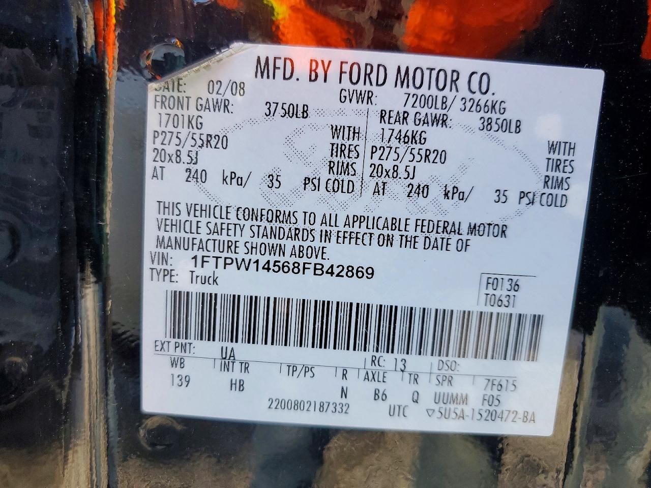 2008 Ford F150 Supercrew