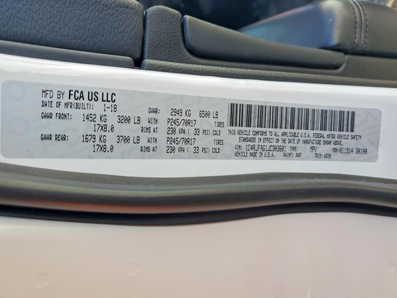 2018 Jeep Grand Cherokee Laredo