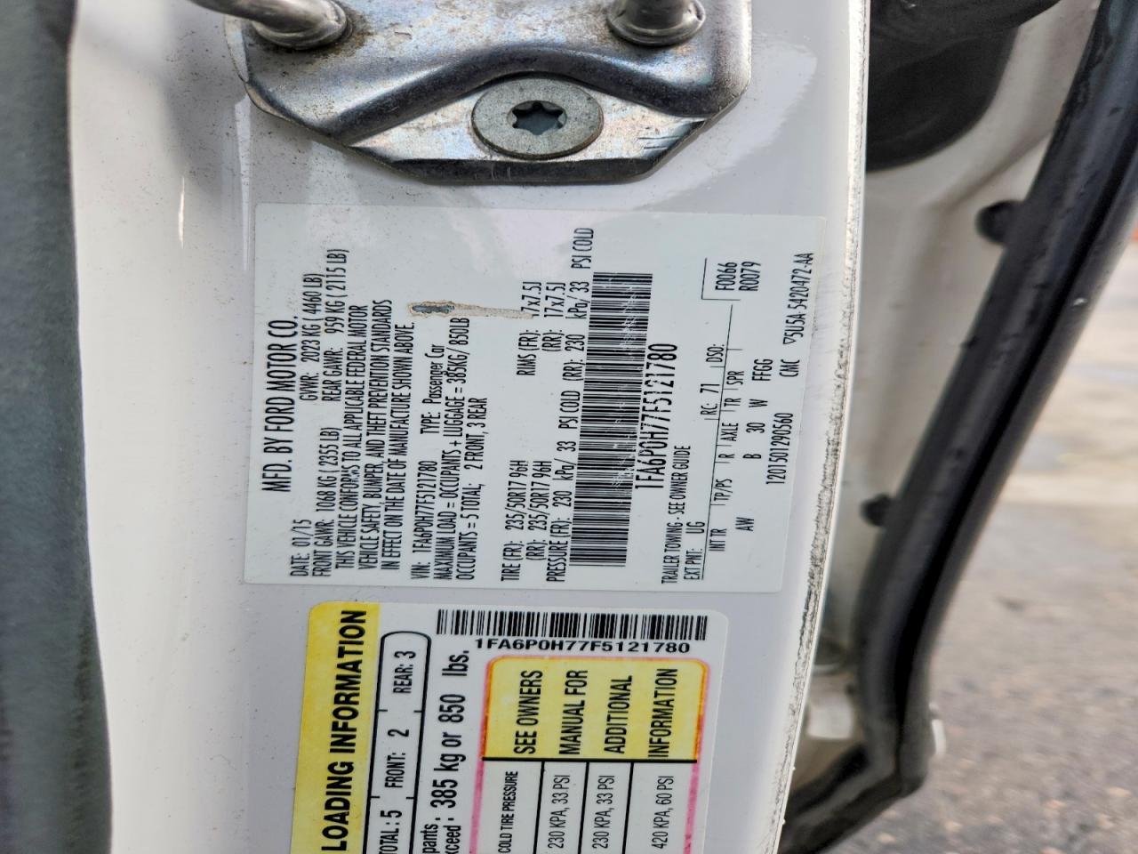 2015 Ford Fusion se