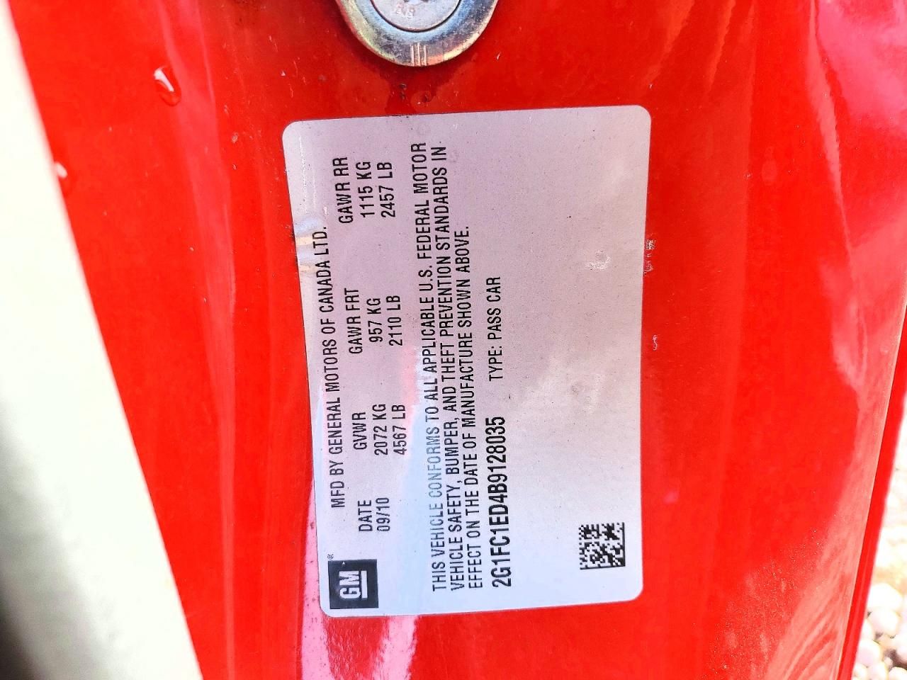 2011 Chevrolet Camaro lt