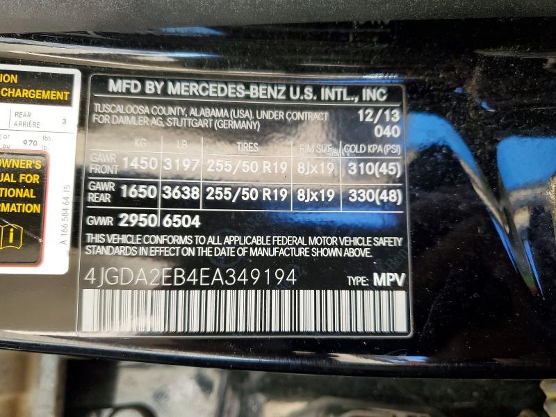 2014 Mercedes-Benz Ml 350 Bluetec