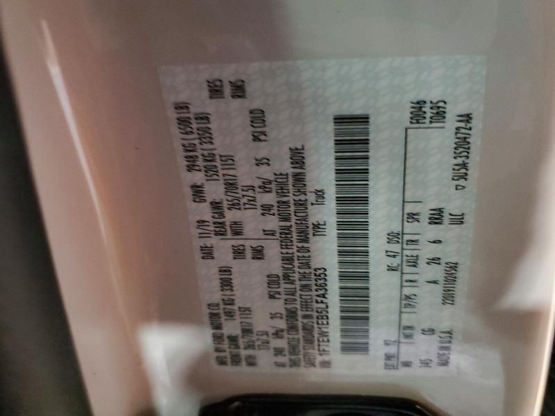 2020 Ford F150 Supercrew