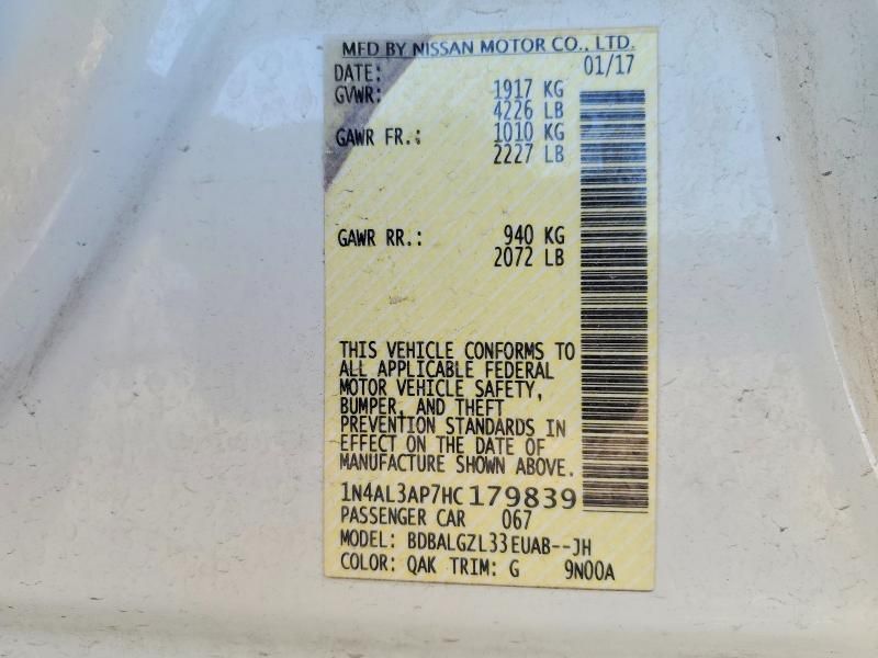 2017 Nissan Altima 2.5