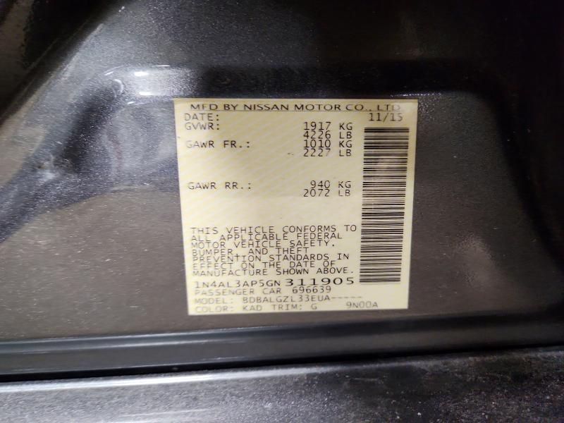 2016 Nissan Altima 2.5