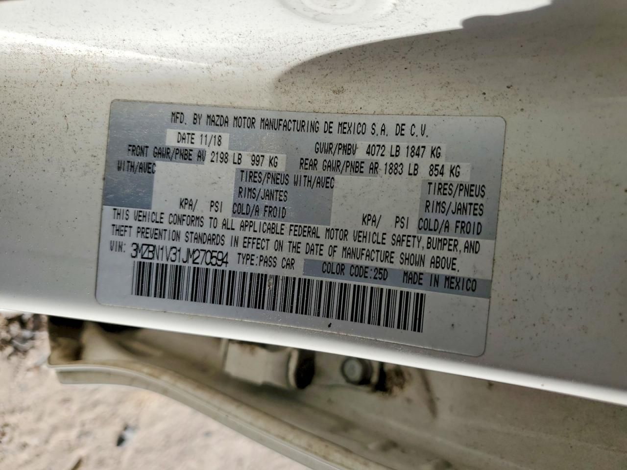 2018 Mazda 3 Touring