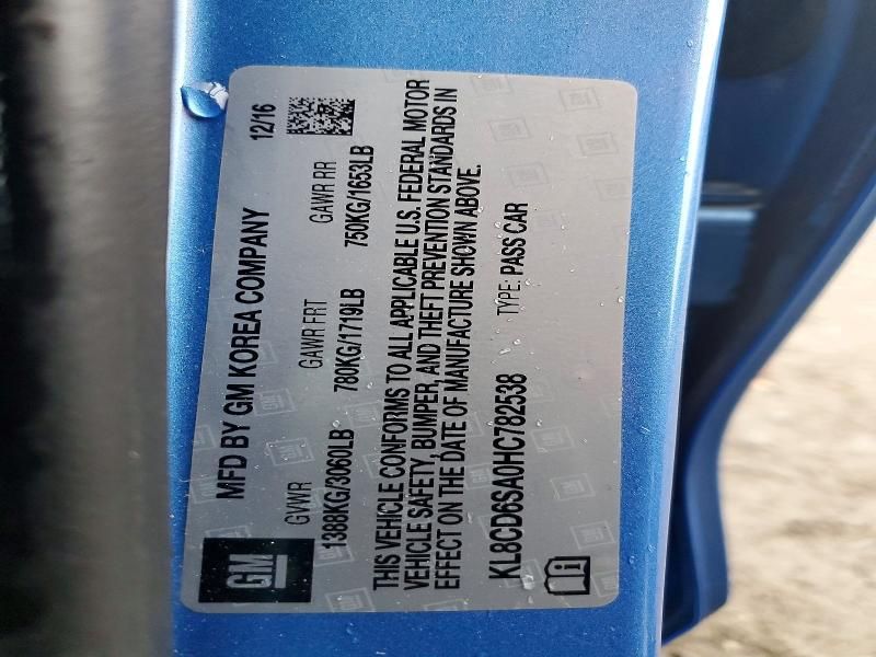 2017 Chevrolet Spark 1LT