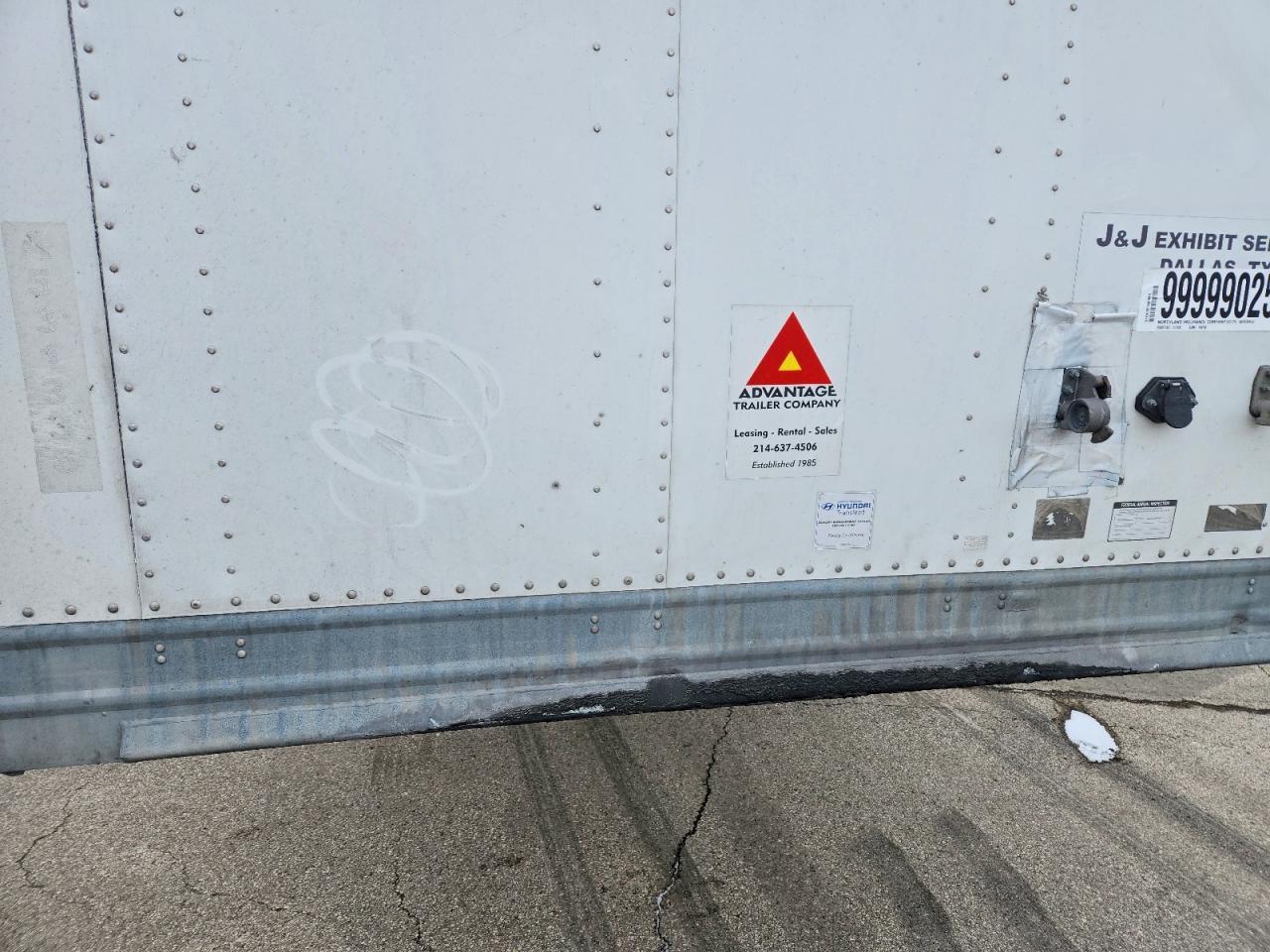 2018 Hyundai Translead V12530152-AJS DRY Van Trailer