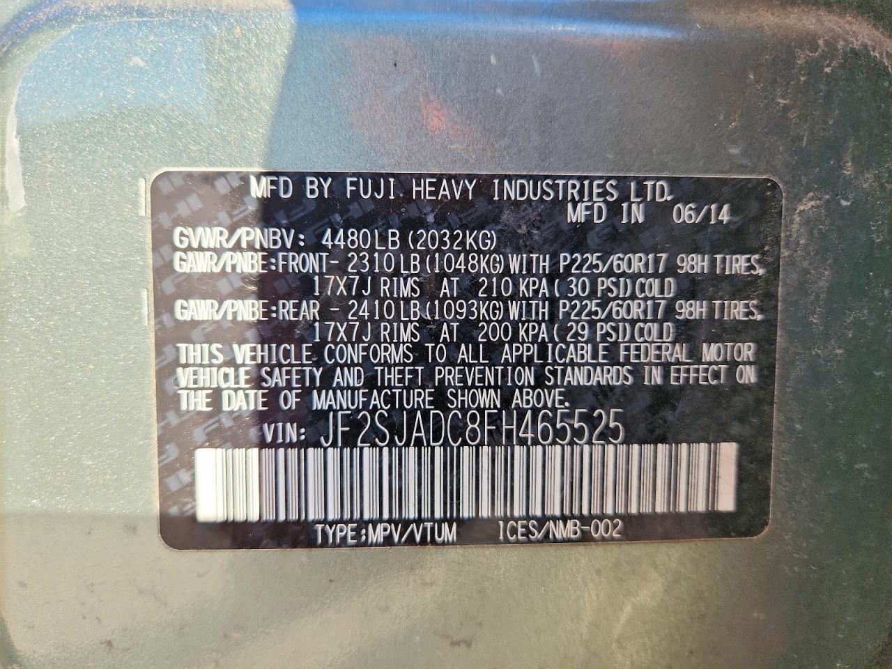 2015 Subaru Forester 2.5i Premium