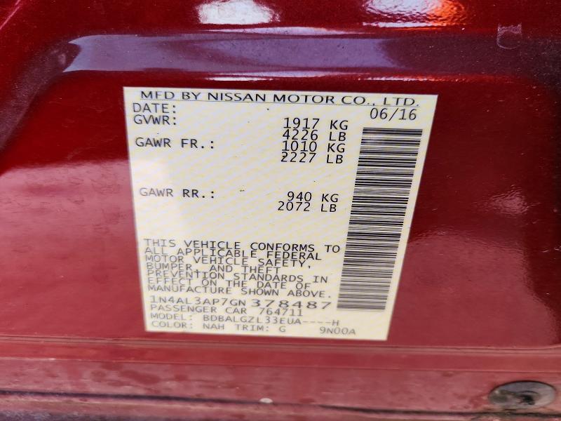 2016 Nissan Altima