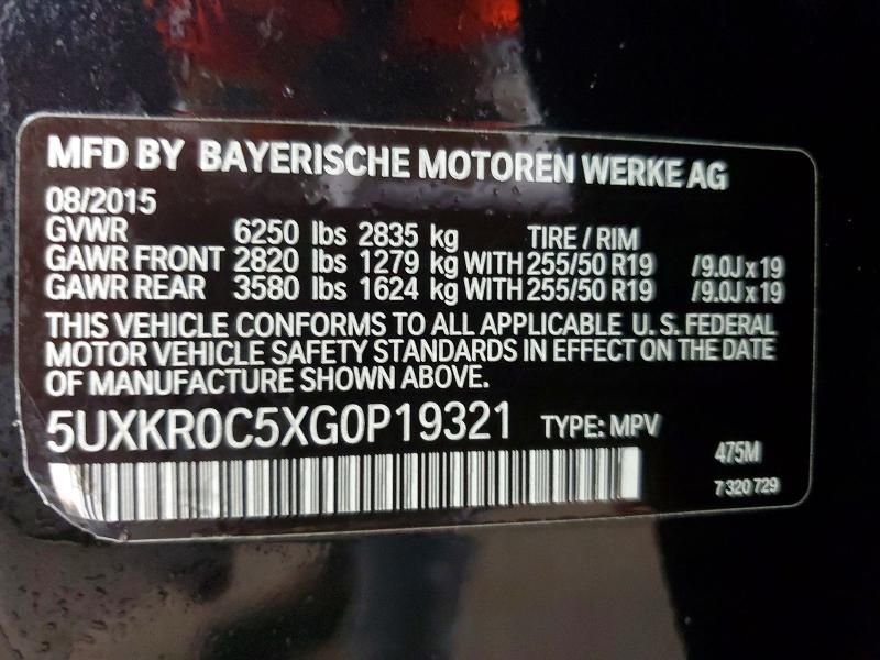 2016 BMW X5 Xdrive35i