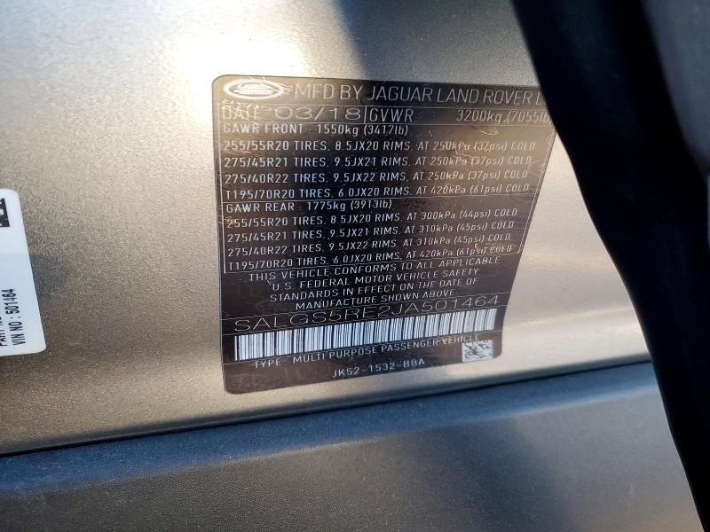 2018 Land Rover Range Rover Supercharged