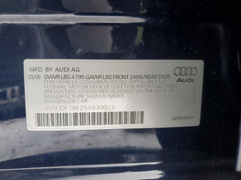 2005 Audi A4 2.0t Quattro
