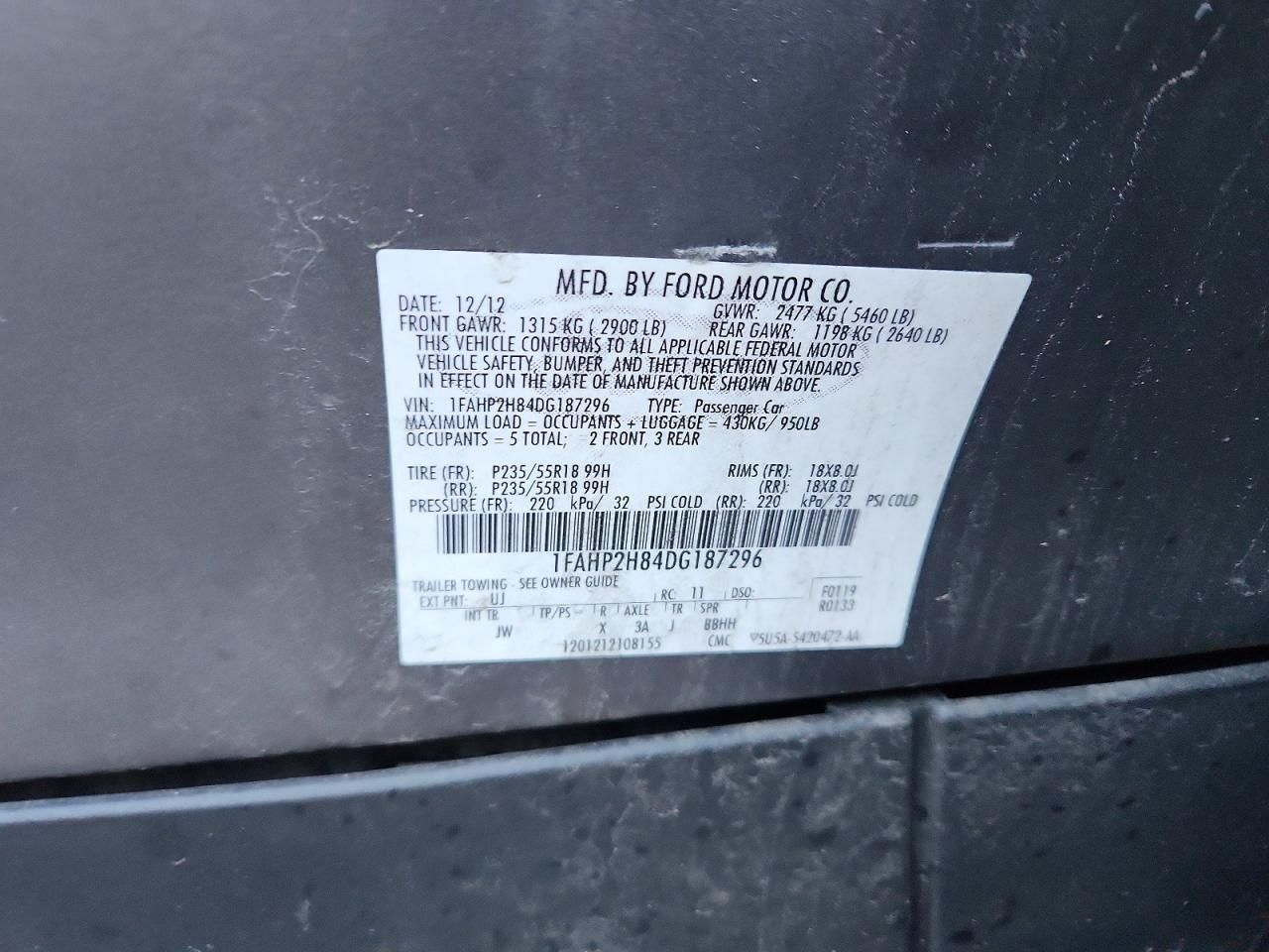 2013 Ford Taurus sel