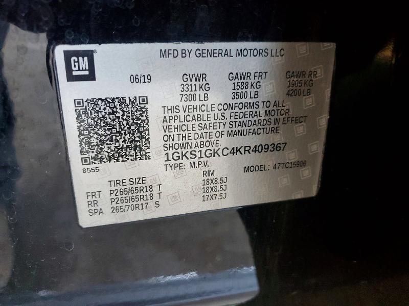 2019 GMC Yukon xl C1500 slt