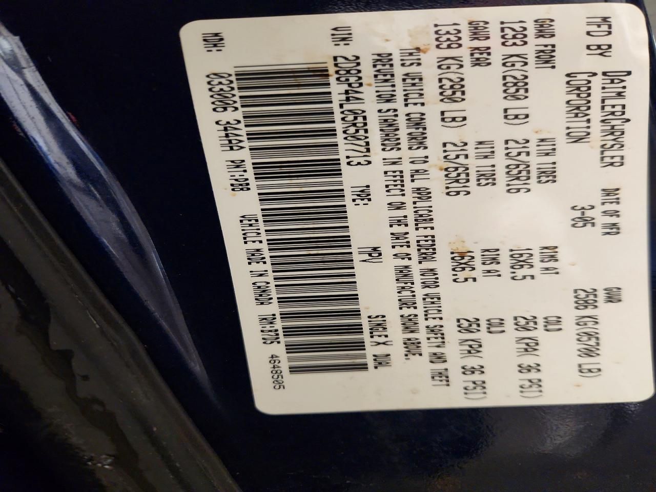 2005 Dodge Grand Caravan sxt