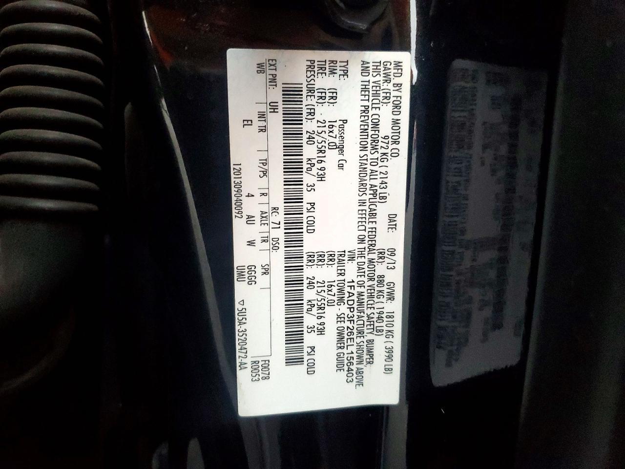 2014 Ford Focus se