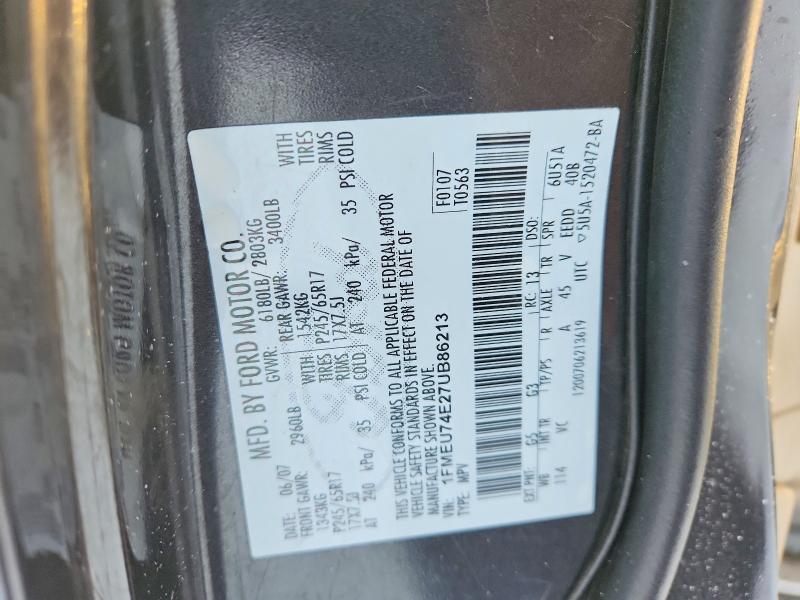 2007 Ford Explorer Eddie Bauer