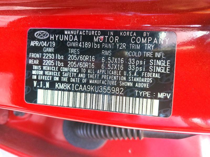 2019 Hyundai Kona se