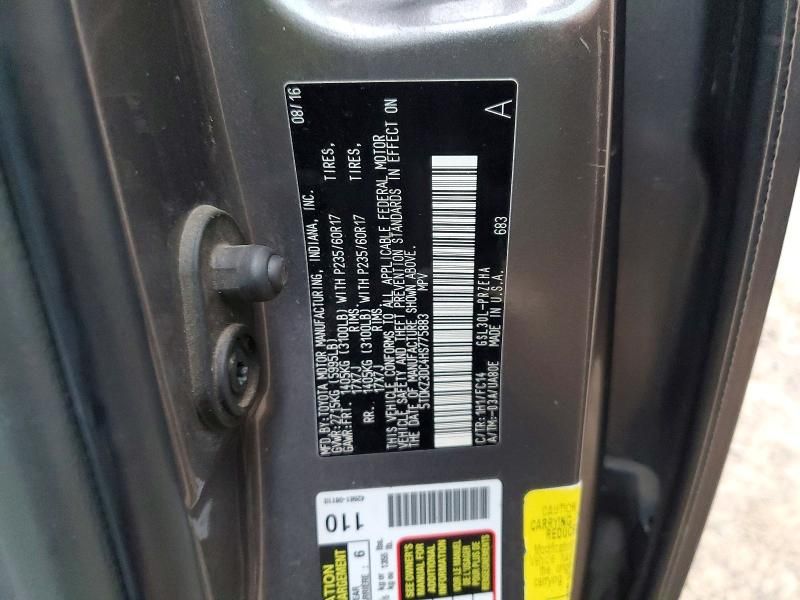 2017 Toyota Sienna le