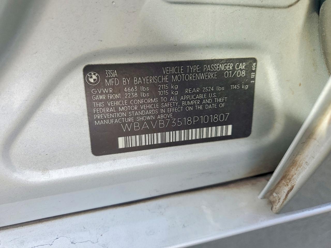2008 BMW 335 i