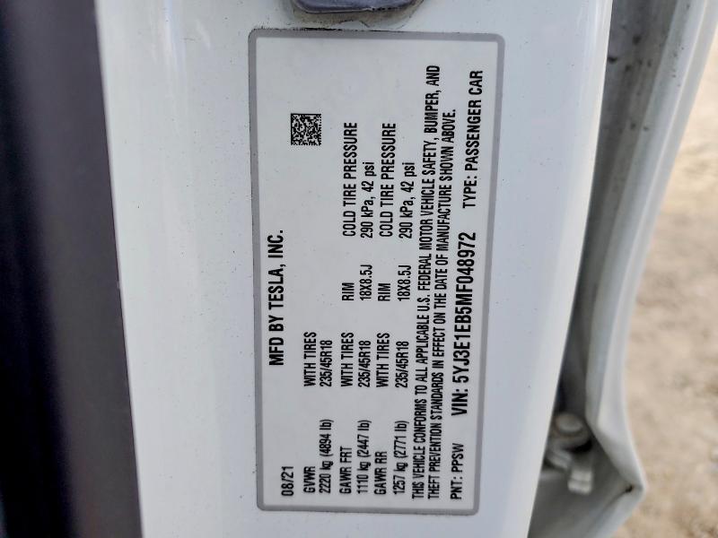 2021 Tesla Model 3