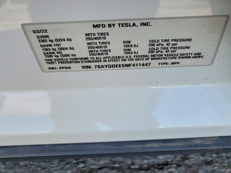 2022 Tesla Model y