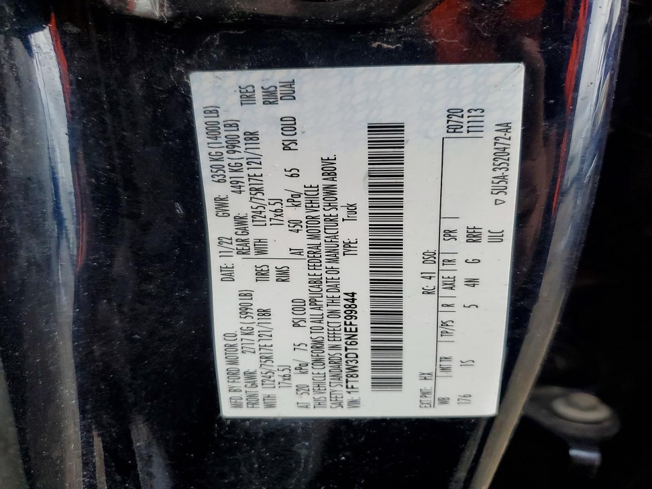 2022 Ford F350 Super Duty