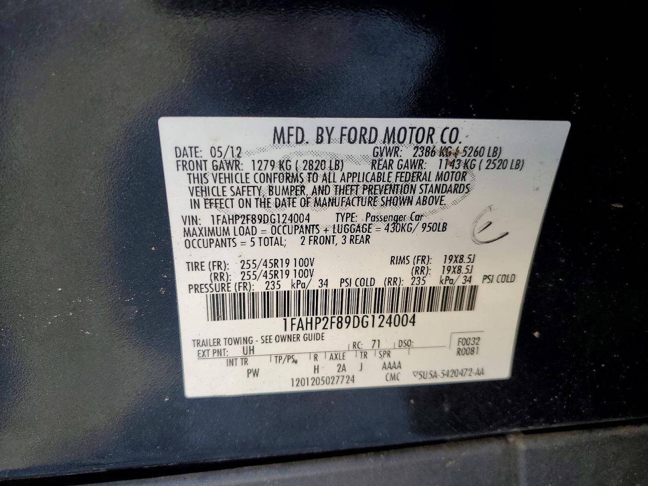 2013 Ford Taurus Limited
