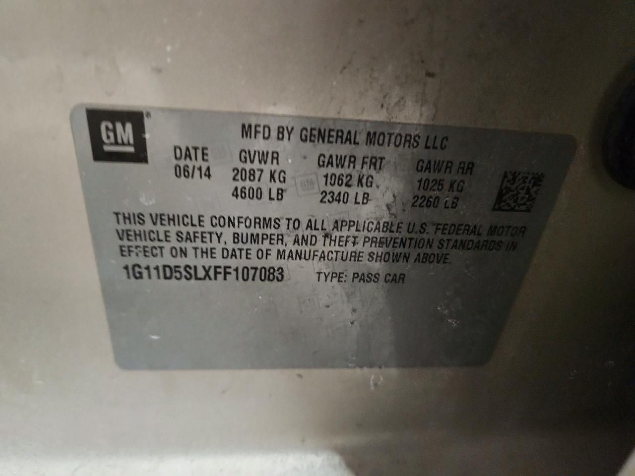 2015 Chevrolet Malibu 2LT