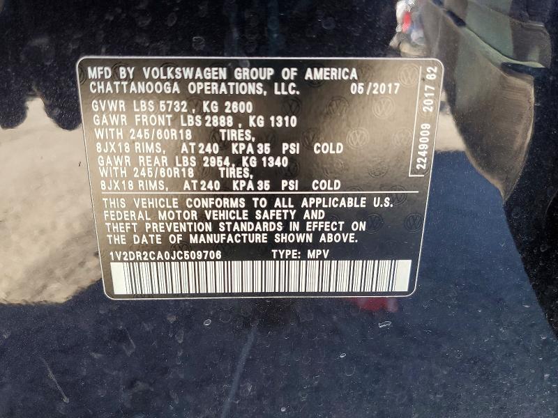 2018 Volkswagen Atlas se