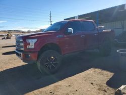 Ford F150 Supercrew salvage cars for sale: 2015 Ford F150 Supercrew
