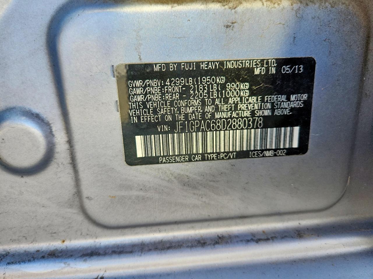 2013 Subaru Impreza Premium