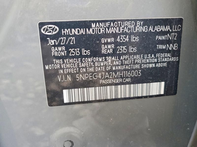 2021 Hyundai Sonata se