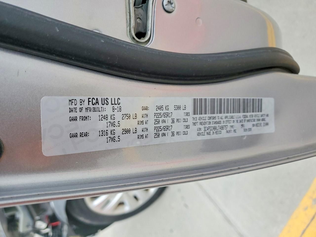 2018 Dodge Journey se