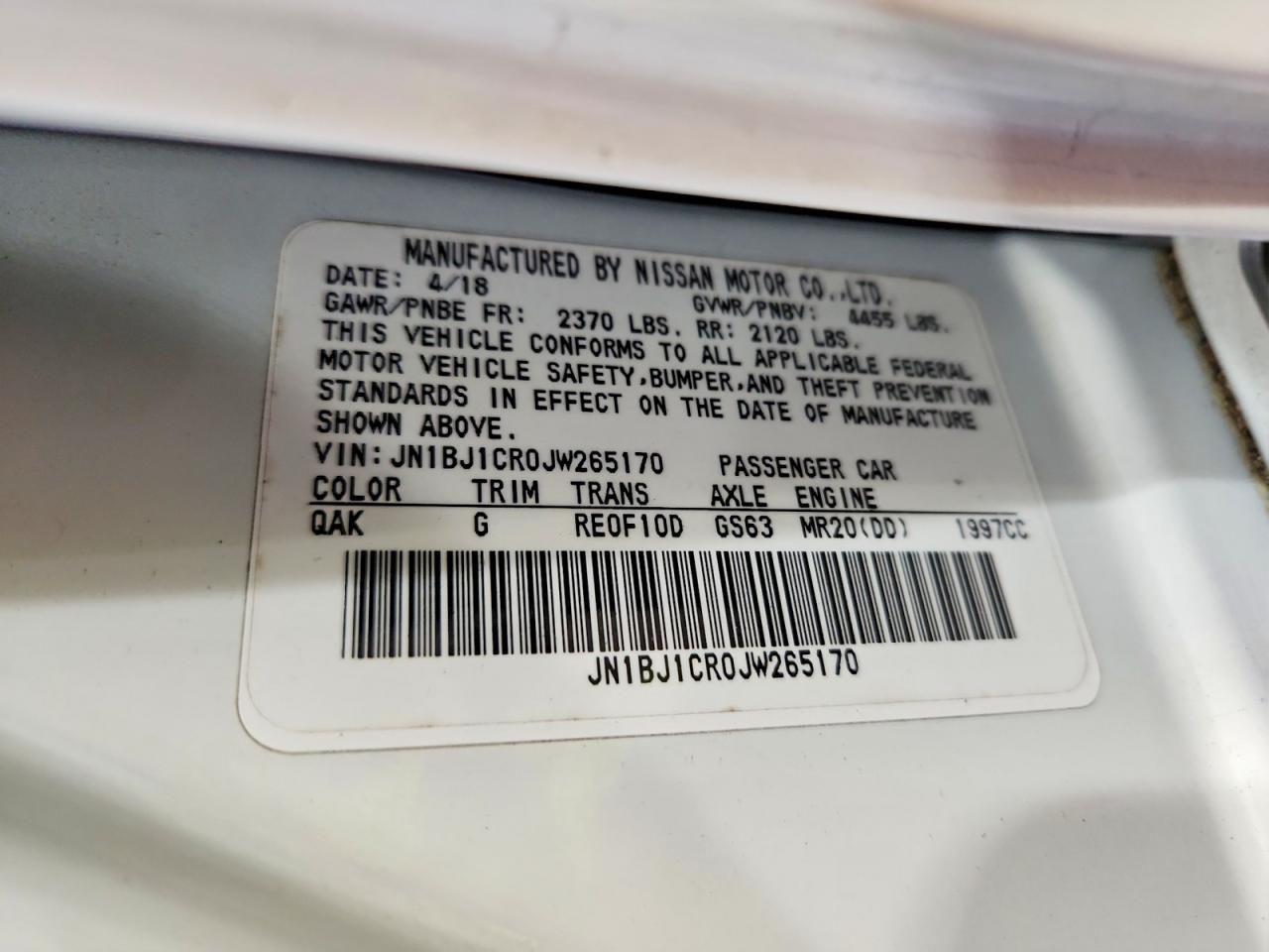 2018 Nissan Rogue Sport s