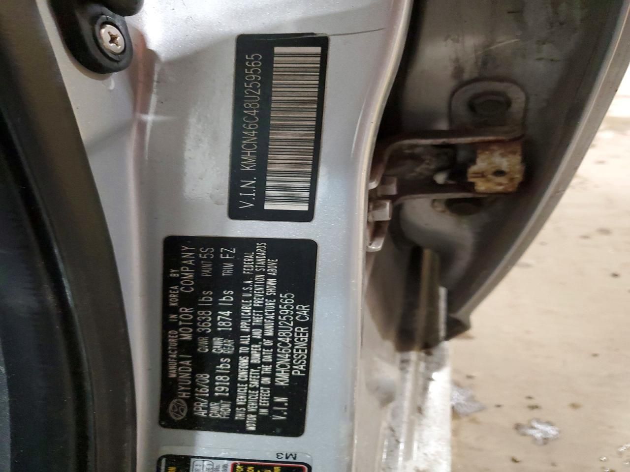 2008 Hyundai Accent gls