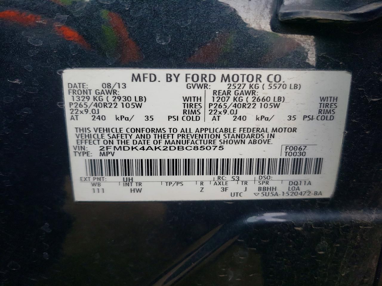 2013 Ford Edge Sport