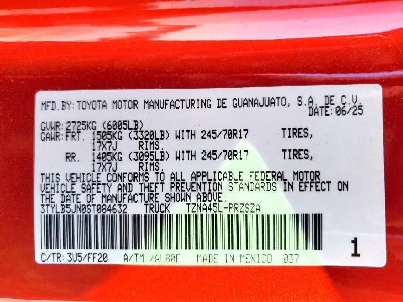 2025 Toyota Tacoma Double cab