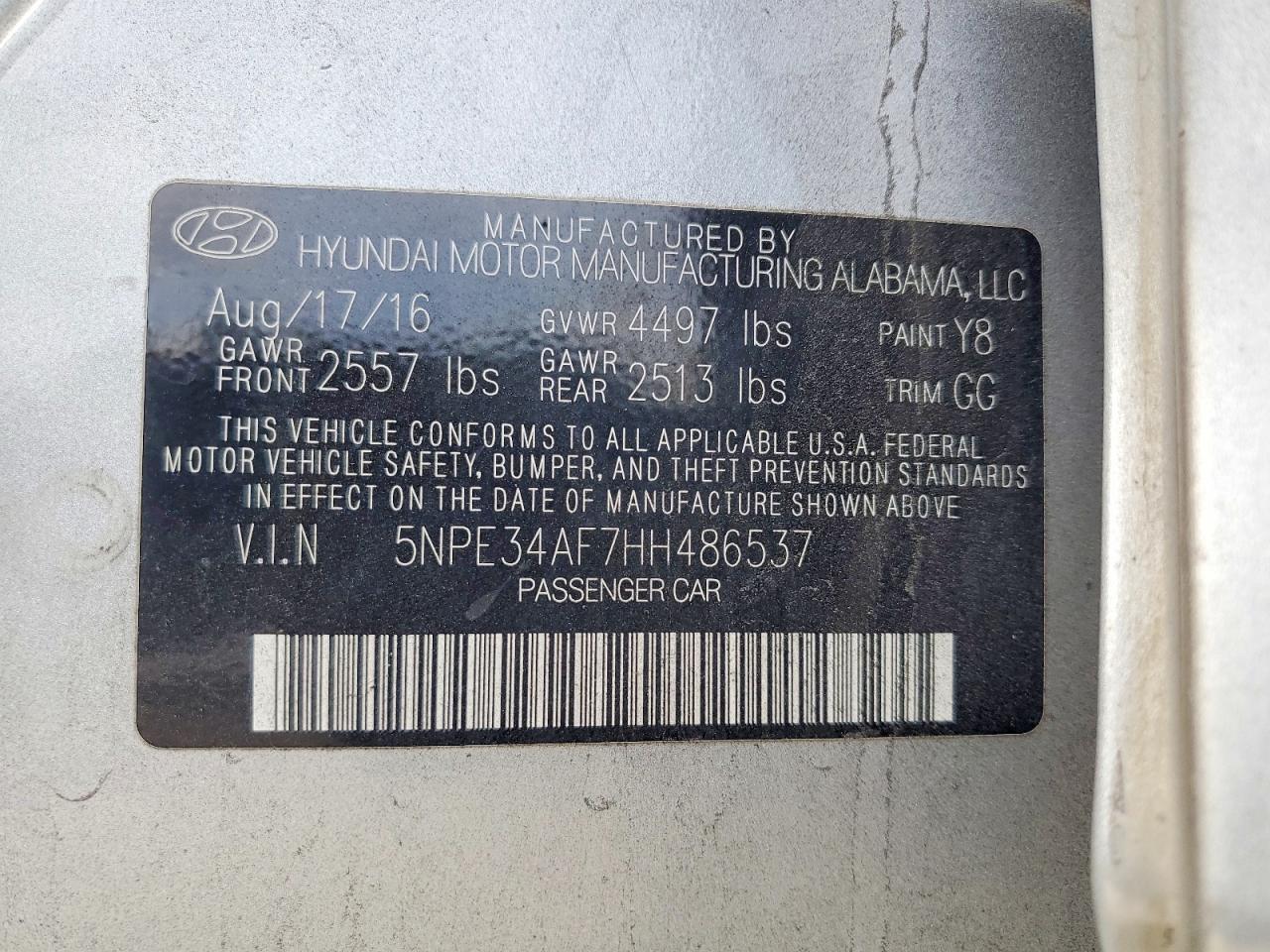 2017 Hyundai Sonata Sport