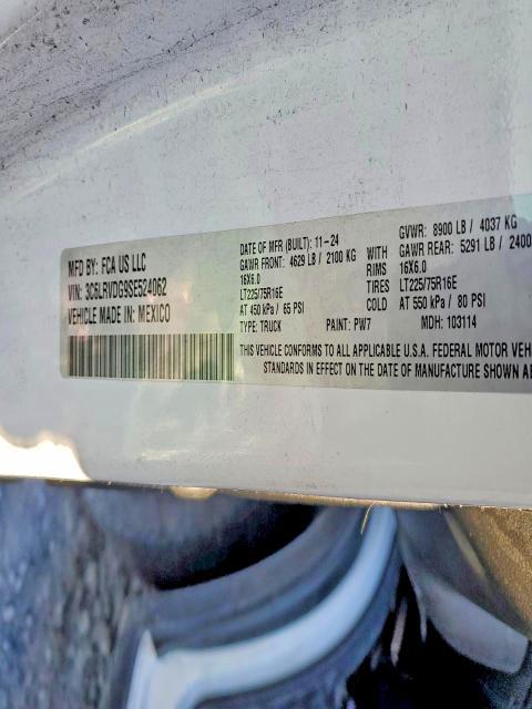 2025 Dodge RAM Promaster 2500 Delivery Van